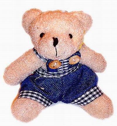 Mini Character Bear - approx 10 cm with different types of clothing