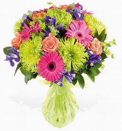A bright eye opening floral mix bouquet.