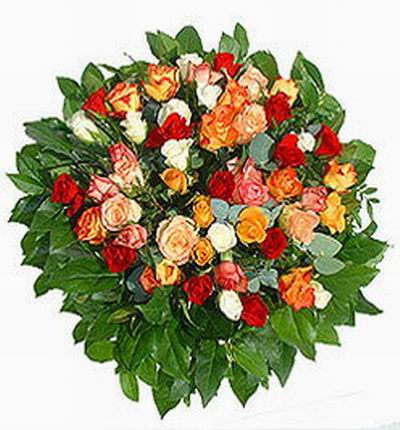 Colorful Rose mix - 50 mixed Rose bouquet